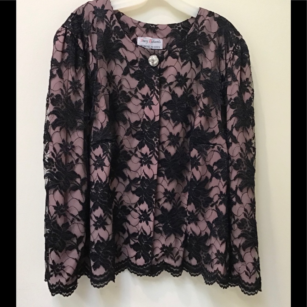 Vintage Tracy Richards Classic Lace Blouse